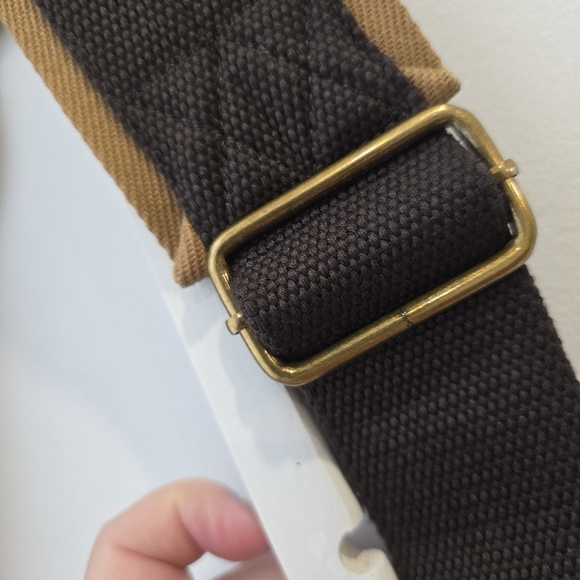 VIMY RED CANOE Canvas Messenger Bag Brown Shoulder Ajustable Strap 16x14 - Picture 4 of 9